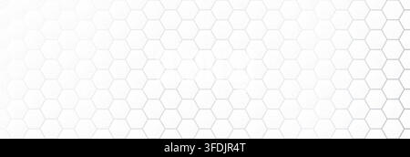 Background pattern subtle with corporate abstract seamless for vector futuristic honeycomb. Gradient glow grey with presentation tech template for bg Stock Vector