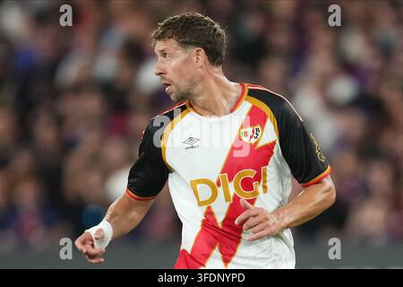 Florian Lejeune Of Rayo Vallecano During The La Liga EA Sports Match florian-lejeune-of-rayo-vallecano-during-the-la-liga-ea-sports-match