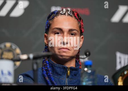 boxer-flora-pili-during-a-press-conference-at-the-helix-at-mahony-hall