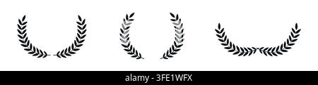 Laurel wreath vector illustration Stock Vector