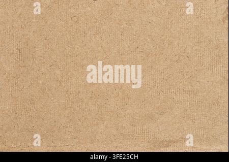 Brown cushion packing paper surface material macro close up view Stock Photo