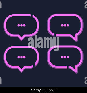 A modern vector collection of blank quote speech bubbles and testimonial frames featuring vibrant cyan and blue gradients with white quotation marks. Stock Vector