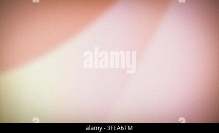 Soft grainy abstract background with peach cream and light pink hues in 4K resolution perfect for tech wallpaper Stock Photo