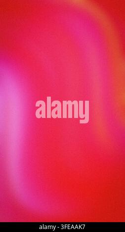 Modern vertical background with vibrant red pink and orange grainy aesthetic texture Stock Photo