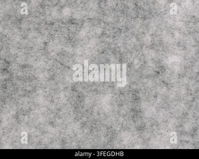 light grey felt non woven fabric texture useful as a background Stock Photo