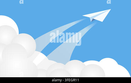 Different path business concept as an independent free thinker idea Stock Vector