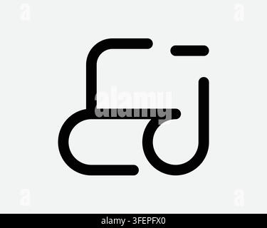 Manuscript Minus Line Icon Scroll Parchment Paper Negative Less Zoom Out Less Vector Outline Sign Symbol Stock Vector
