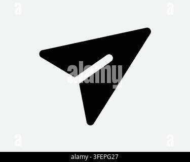 Send Message Icon Deliver Paper Plane Button Symbol Communication Delivery Fly Mail Email Vector Sign Stock Vector