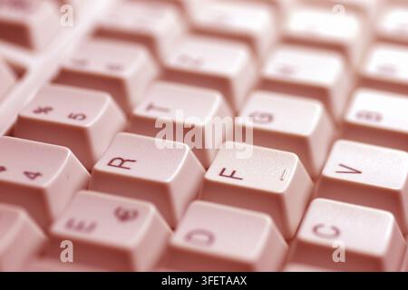 Computer keyboard, PC, computer, laptop, Vienna, Austria Stock Photo