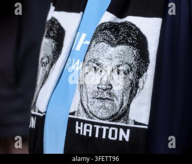 Manchester Buildinga Coventry City fan during the Premier League match between Coventry City ...
