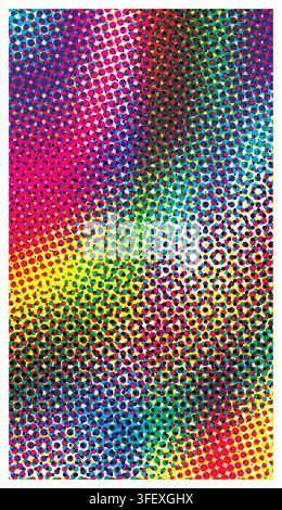 Abstract vector gradient background with a vibrant color transition. High-resolution 1920x1080 digital graphic design illustr Stock Photo