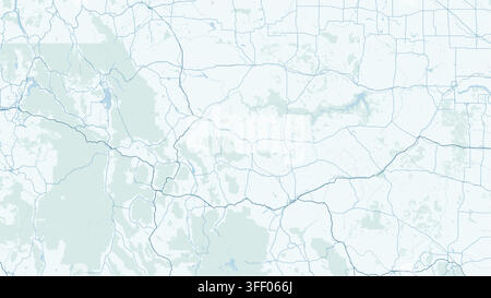 Modern minimalist vector map of Montana state geography helena glacier yellowstone national park rocky mountains road terrain for poster wall art. Stock Vector