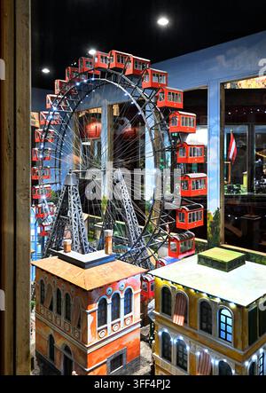 Display at Prater Wheel Vienna Austria Stock Photo