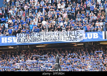 Feature the fans [supporters] of HSV Hamburg show posters DFB/DFL ...