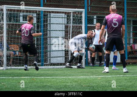 KYIV, UKRAINE - SEPTEMBER 20, 2026: A conceptual mixed-media ...