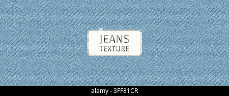 Light denim texture background. Jeans seamless pattern Stock Vector
