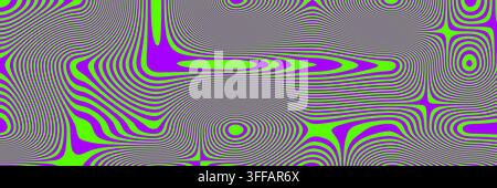 Trippy psychedelic y2k for green purple blue and pattern texture background. Groovy swirl pink for seamless organic checker and grid tech square. Retr Stock Vector