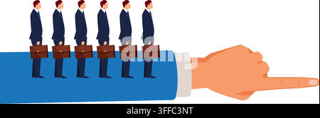 Leadership Directing Corporate Line Stock Illustration Stock Vector