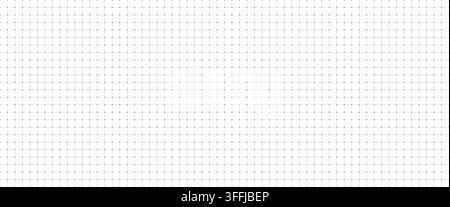 Black Blueprint seamless bg grid marks overlay. Grid for motion graphic, VFX tracking markers and video effects. Printable backdrop sheet. Dots, lines Stock Vector