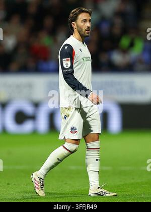 Josh Sheehan #8 of Bolton Wanderers F.C during the Sky Bet Championship ...