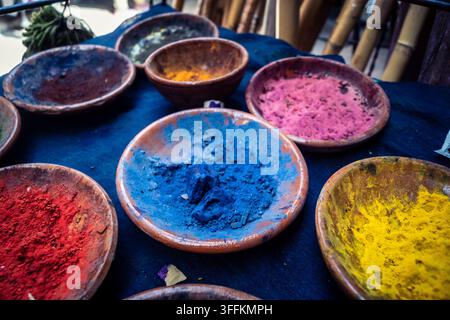 ​Marrakech, Morocco, September 08, 2026 Local artisans and craftsmen handcrafting traditional wooden and metal objects in small workshops throughout t Stock Photo