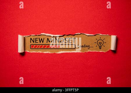 New Mindset Loading Personal Growth and Change Concept Stock Photo
