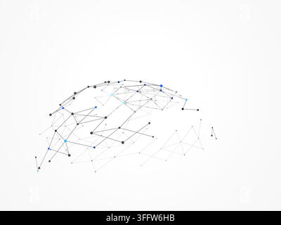 Polygonal Semi Sphere vector background with minimal abstract composition for microstock and commercial design projects. Stock Vector