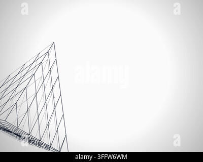 Wire Pyramid vector background with modern stock-friendly styling for microstock and commercial design projects. Stock Vector