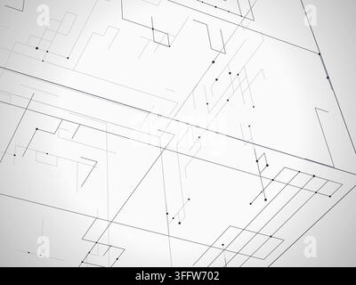 Wire Cube vector background with versatile graphic elements for microstock and commercial design projects. Stock Vector