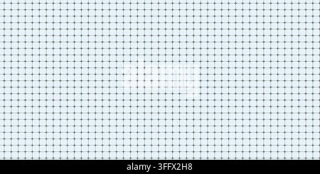 Blue squares and lines grid texture on white background. FUI science grid backdrop. Math or technological notebook blank sheet. Vector flat Stock Vector