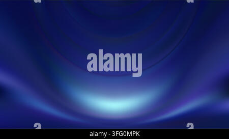 Blue satin backdrop. Soft angled illumination. Stock Vector