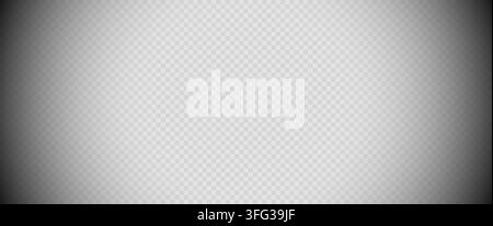 Black gradient fading to transparent. Stock Vector