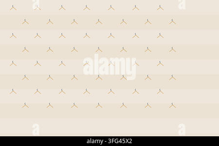Seamless repeat built from hanger pattern, optimized for textiles, wallpaper, packaging, stationery, and surface design with balanced spacing and veri Stock Vector