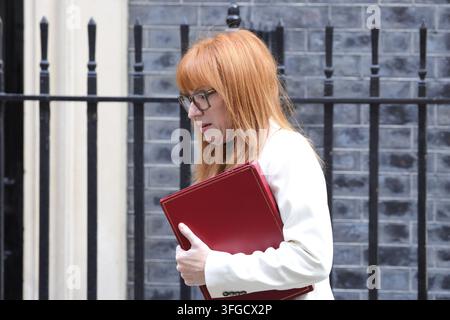 London, United Kingdom. 01st Sep, 2026. Angela Rayner, Secretary of State for Housing, Communities and Local Government leaves after the Cabinet Meeting. Stock Photo