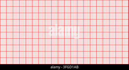 Seamless blueprint grid pattern, mathematical square coordinate paper texture . Stock Vector