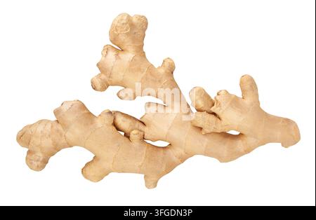 ginger path isolated on white Stock Photo