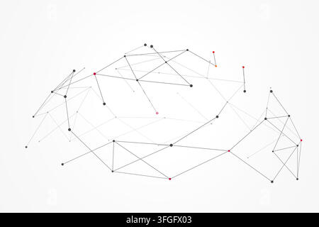 Polygonal Semi Sphere vector background with clean editable vector shapes for microstock and commercial design projects. Stock Vector