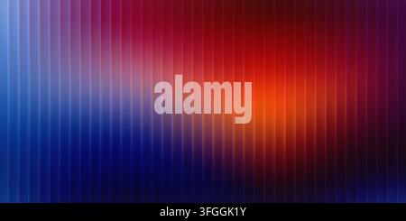 Vertical striped pattern creating smooth color transition from blue to red and purple Stock Photo