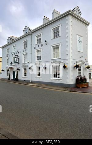 The Erskine Arms Pub and Hotel, Rose Hill street, Conwy town, Conwy, North Wales, Britain Stock Photo