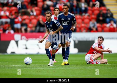 Salford City #8 Jorge Grant at warm up during the Sky Bet League 2 ...