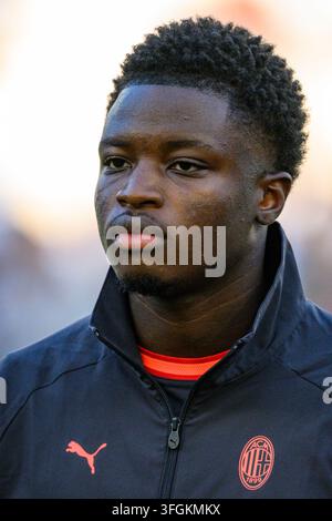 Alphadjo Cisse of Ac Milan looks dejected at the end of the Serie A ...