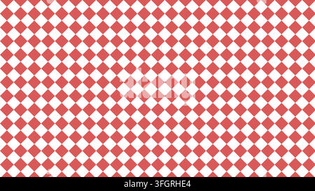 Diamond Checkerboard Pattern Geometric Red Background Vector Repeat Tile Stock Vector