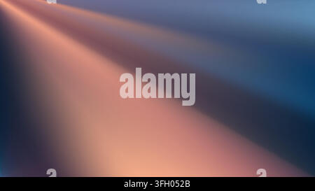 Teal and rose blurred backdrop. Soft diagonal glow. Stock Vector