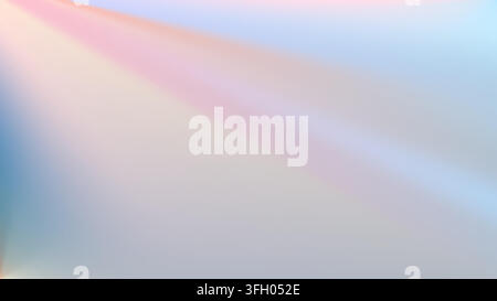 Teal and rose blurred backdrop. Soft diagonal glow. Stock Vector
