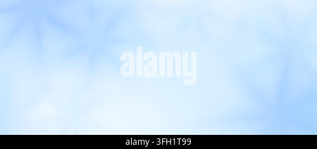 Blue blur winter frost ice background. Blurry snowflakes wallpaper. Blurred frozen crystal surface. Wintertime seasonal icy backdrop for Christmas, New Year decoration. Vector defocus rime freeze bg Stock Vector