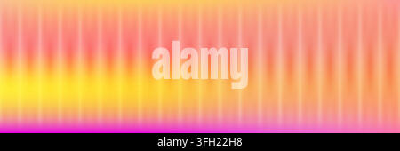 A vibrant abstract background featuring a soft gradient of yellow, orange, and pink colors with subtle vertical light stripes and a smooth texture. Stock Vector