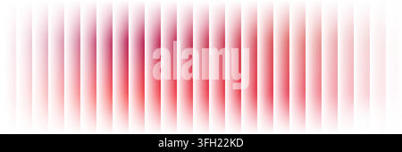 An abstract design featuring a series of vertical gradient stripes in vibrant shades of red and pink, creating a modern and dynamic visual effect. Stock Vector
