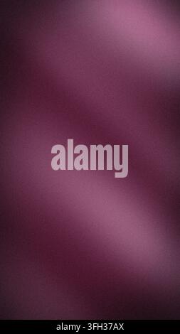 Dark purple vertical wallpaper with gradient texture and grainy blur effect creating a soft light abstract backdrop Stock Photo