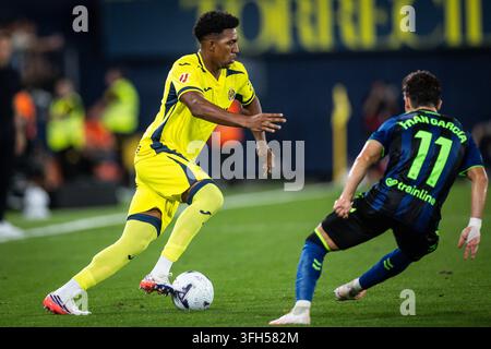 Alex Freeman (Villarreal CF) during the LaLiga EA Sports match between ...