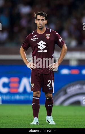 Daniel Braganca of Torino Fc looks on during the Serie A match between ...